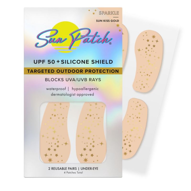 Sun Patch Sparkle Sun Kiss Gold – Pack de 4 parches solares