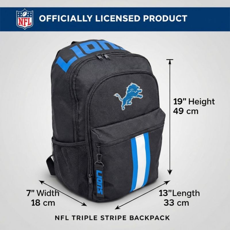 Mochila Proformance Home Detroit Lions con llavero