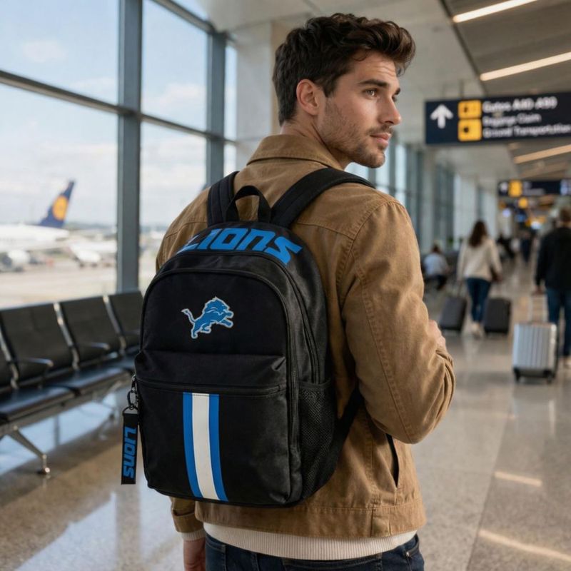 Mochila Proformance Home Detroit Lions con llavero