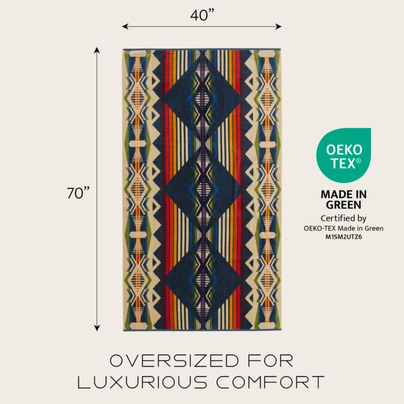 Toalla Pendleton de Algodón Jacquard 102 × 178 cm