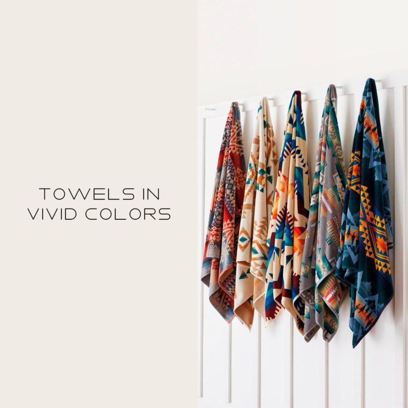Toalla Pendleton de Algodón Jacquard 102 × 178 cm
