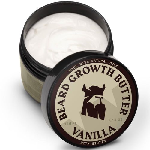 Manteca para Barba Striking Viking 110 ml Vainilla con Biotina