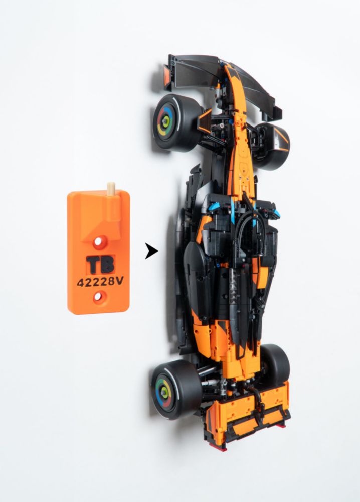Soporte de pared Technically Built para el coche Lego Technic McLaren 42228