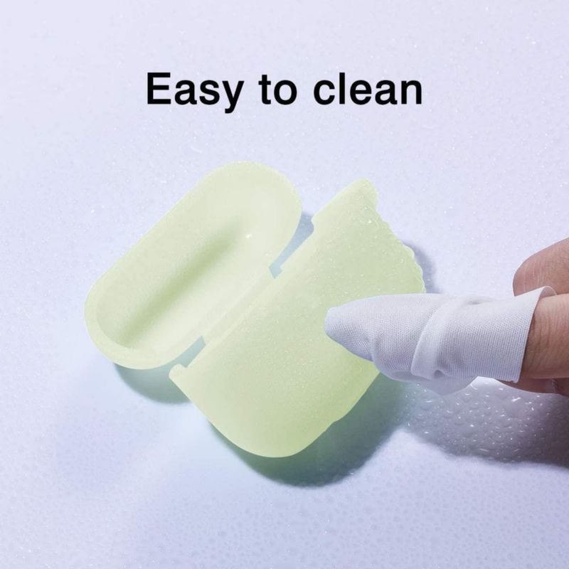 Funda Lerobo Nightglow Green para AirPods Pro con Mosquetón