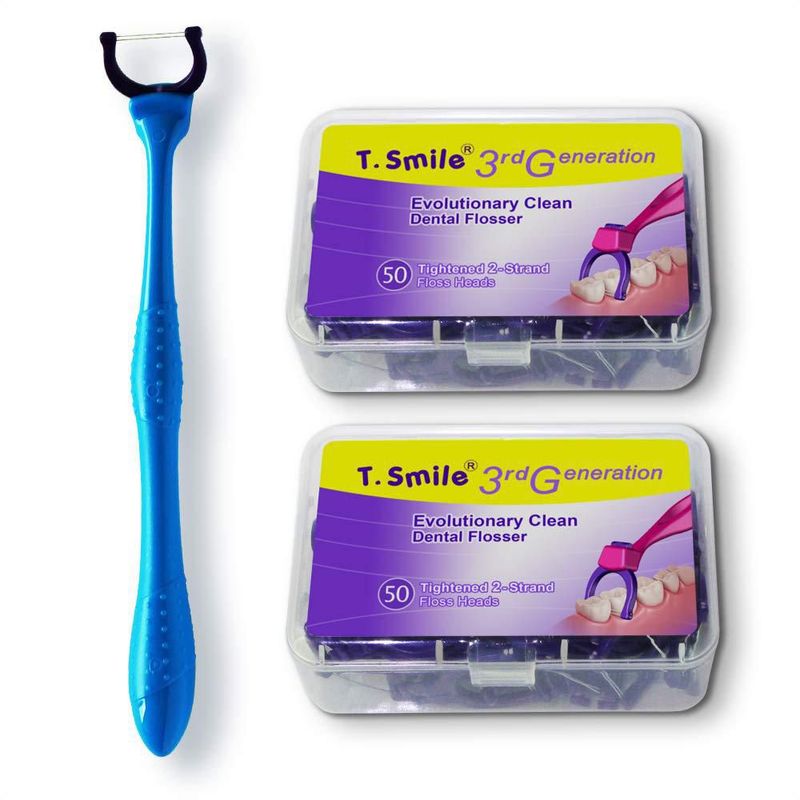 Hilo dental T.Smile 1 mango + 100 recargas