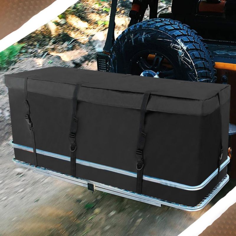 Bolsa de carga para enganche MDSTOP 12.5 pies cúbicos impermeable negra