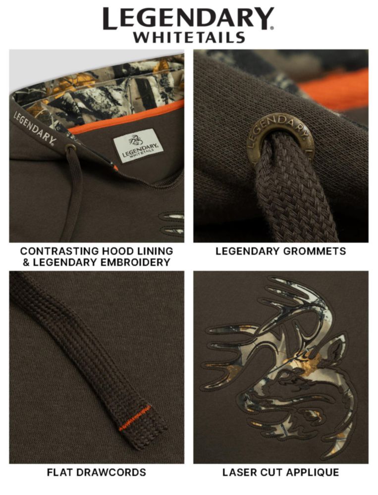 Sudadera con capucha Legendario Whitetails de camuflaje