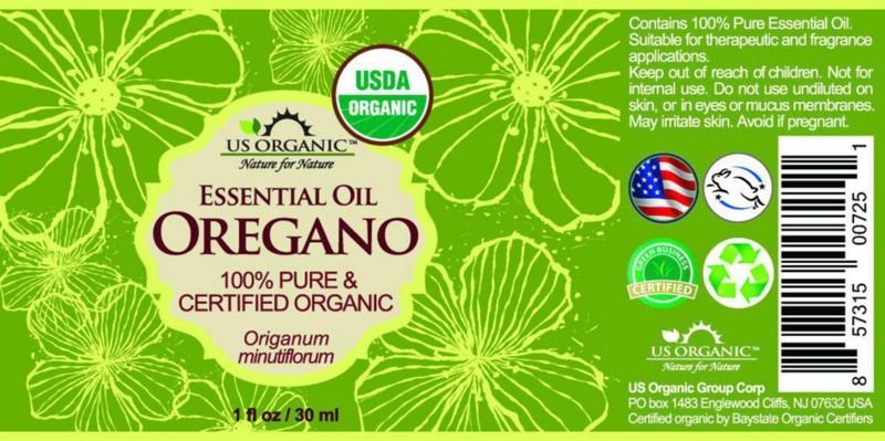 Aceite esencial US Organic 30 ml certificado USDA