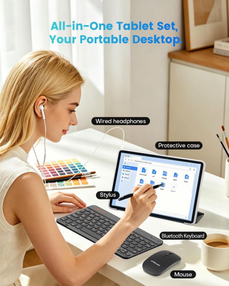 Tablet TECLAST 10.1" Android 2 en 1 + Paquete