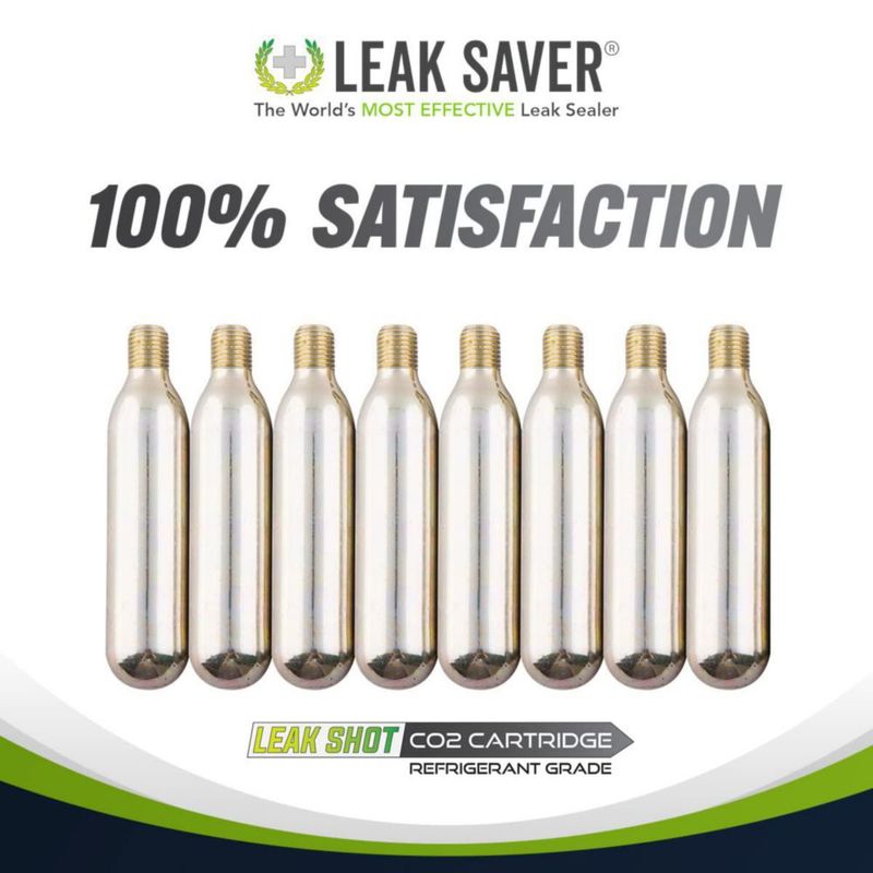 Cartuchos de CO2 Leak Saver 24 unidades – Grado refrigerante