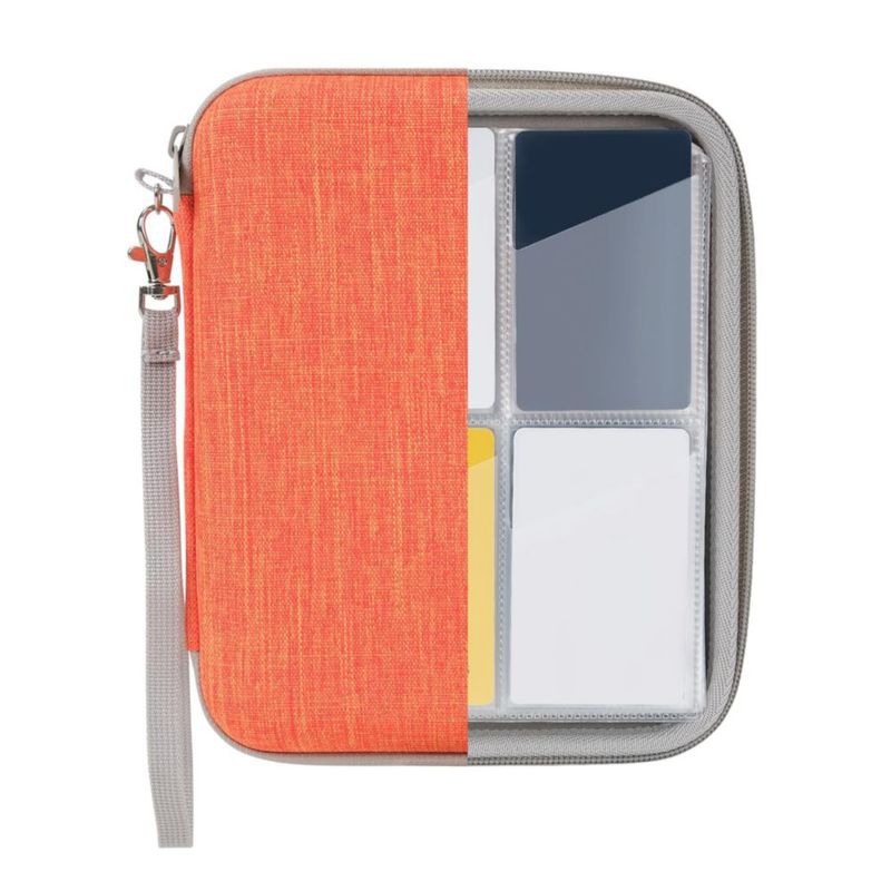 Estuche para tarjetas Jeachan de 80 bolsillos para tarjetas Yoto Naranja