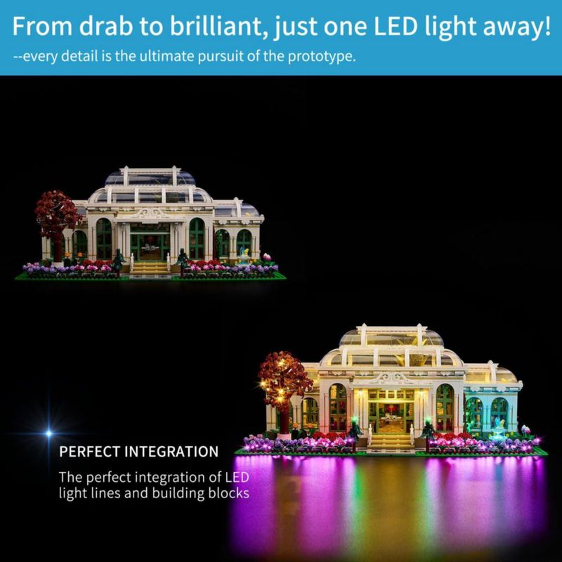 Kit de Luces LED BrickSoul para Lego 21353 Jardín Botánico