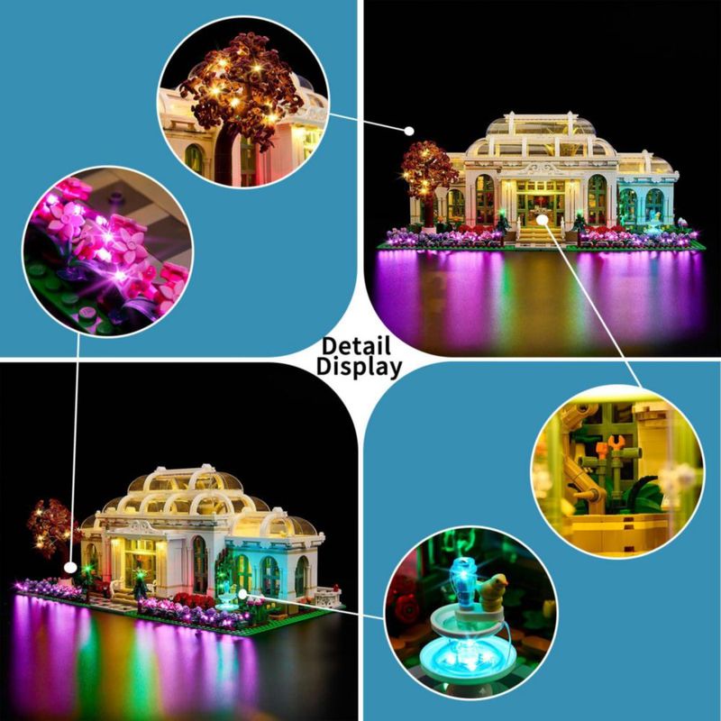 Kit de Luces LED BrickSoul para Lego 21353 Jardín Botánico