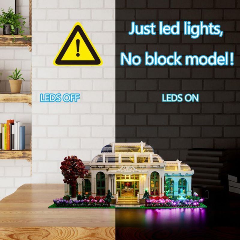 Kit de Luces LED BrickSoul para Lego 21353 Jardín Botánico