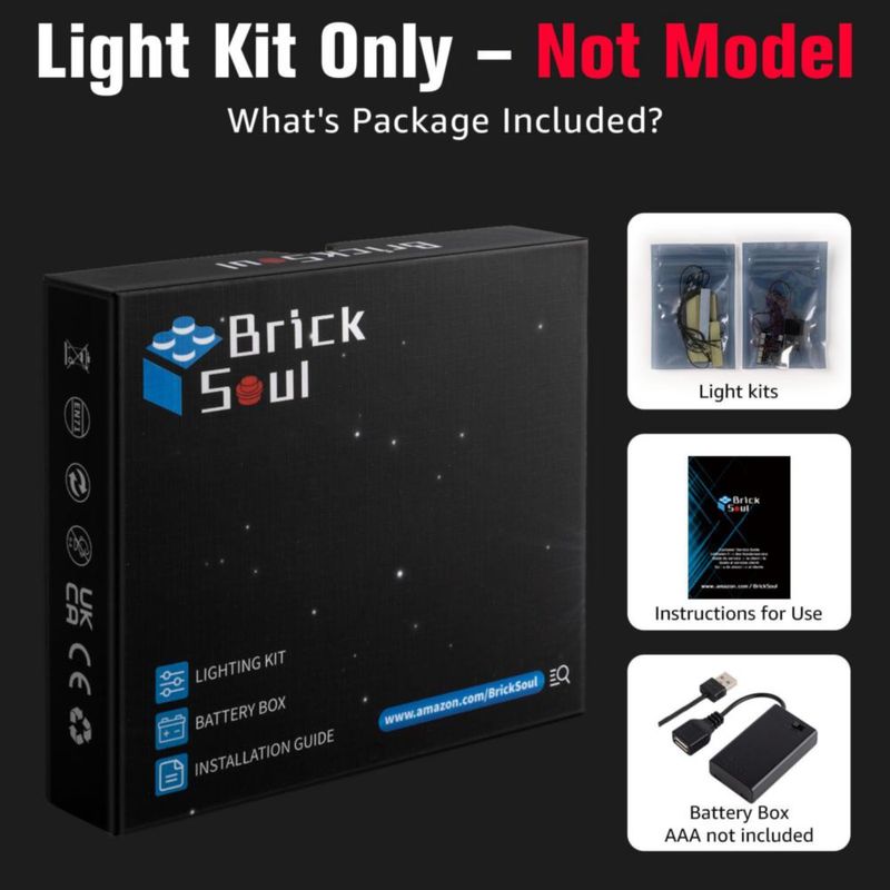 Kit de Luces LED BrickSoul para Lego 21353 Jardín Botánico