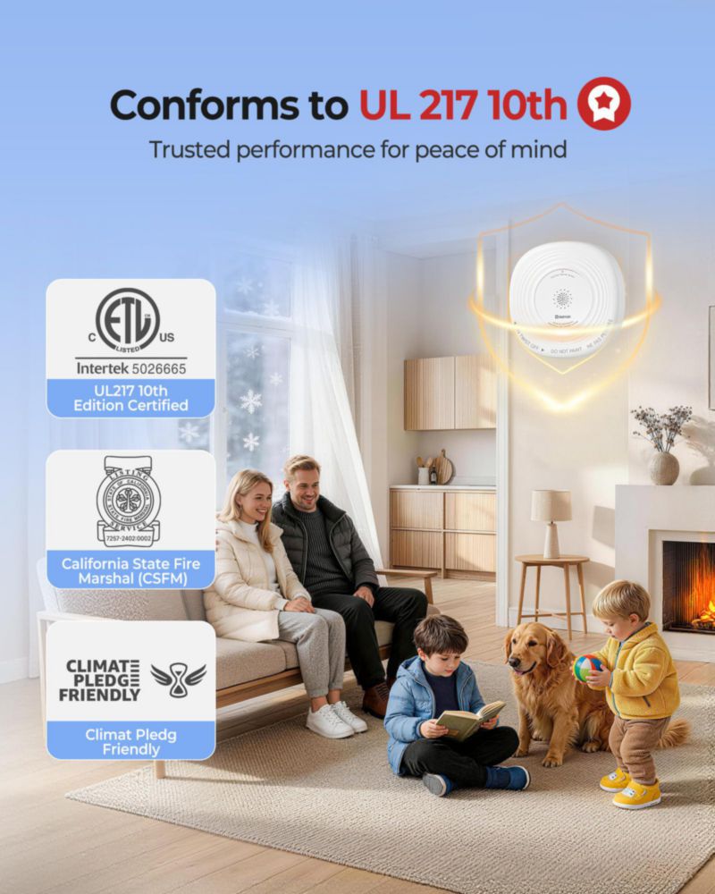 Detector de Humo HEIMAN 10 años sellado (pack de 3)