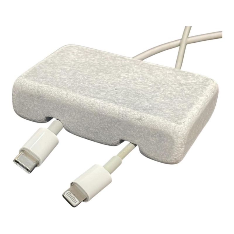 Soporte para cables doble de mármol Craftsman Stoneworks