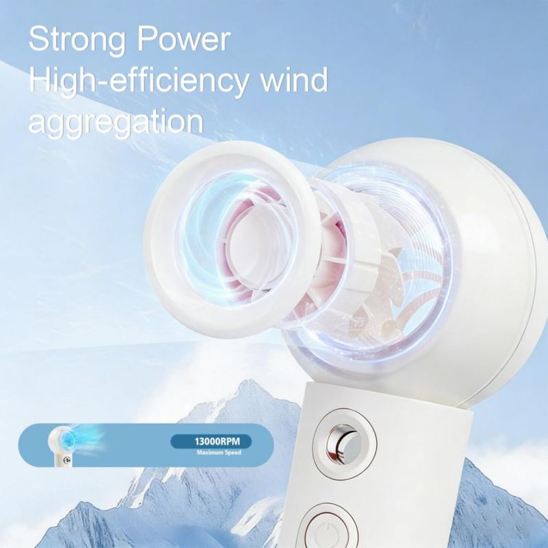 Ventilador de niebla portátil Gemmac 50 ml recargable USB 2000 mAh
