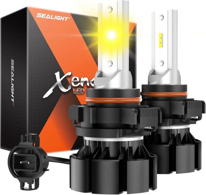 Luz antiniebla SEALIGHT 5201/5202 amarilla 18000 lm (paquete de 2)