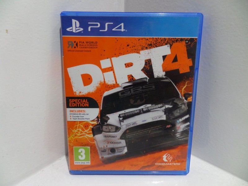 Juego Deep Silver DiRT 4 Edición Día Uno PS4 Reacondicionado