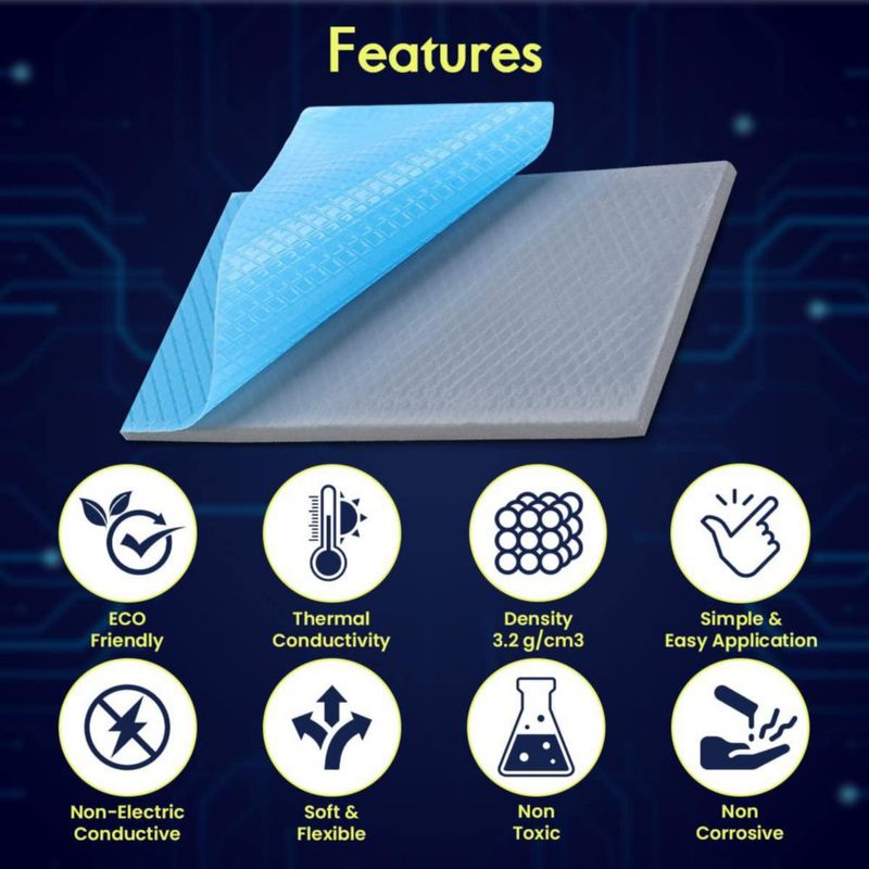 Almohadilla Térmica Gelid Solutions 90 × 50 × 30 mm 15 W/mK