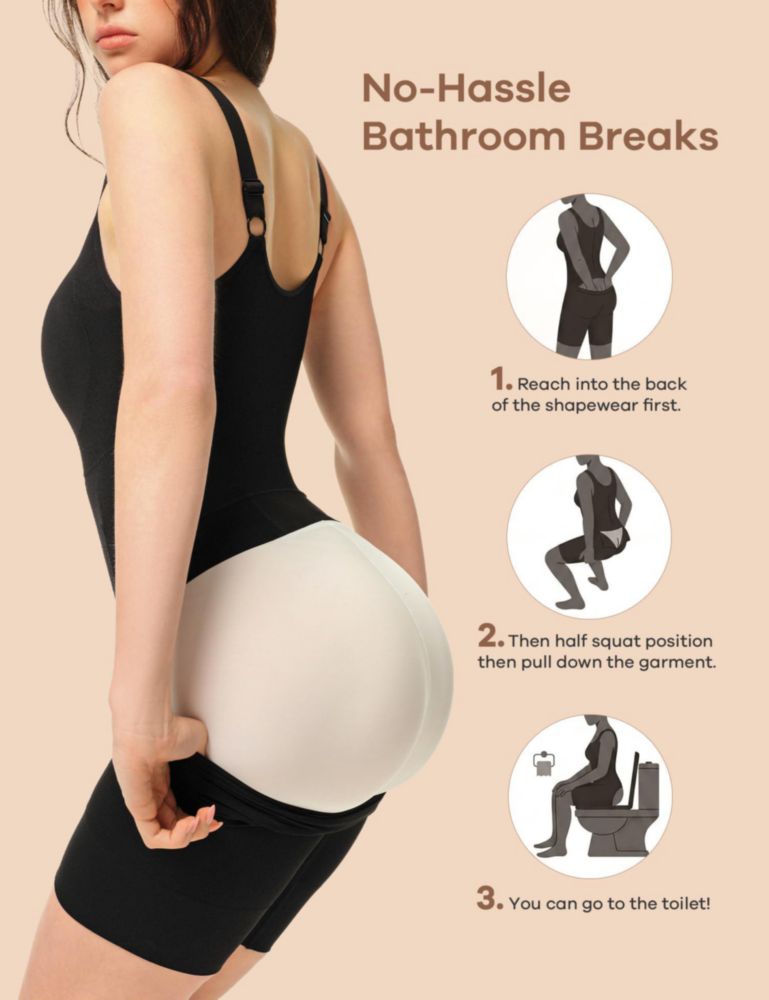 Leotardo DAZZWEAR Body Moldeador con Control de Abdomen