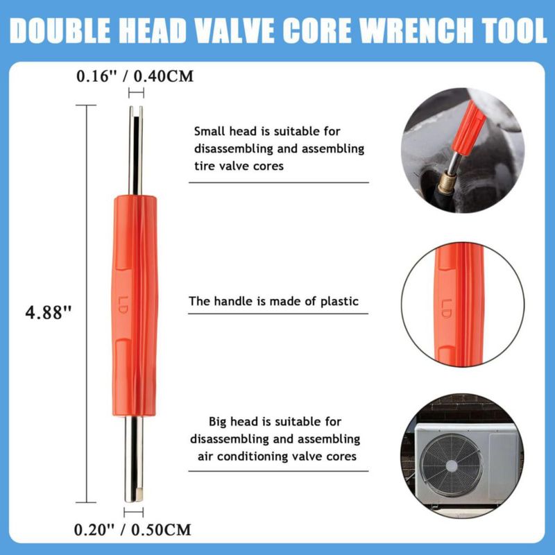 Juego de Herramientas para Válvula de Aire Acondicionado ROSY PIXEL 102 piezas R134a R12