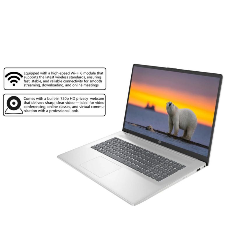 Portátil HP 17 Business i3 de 8 núcleos 16 GB 512 GB SSD 173 pulgadas