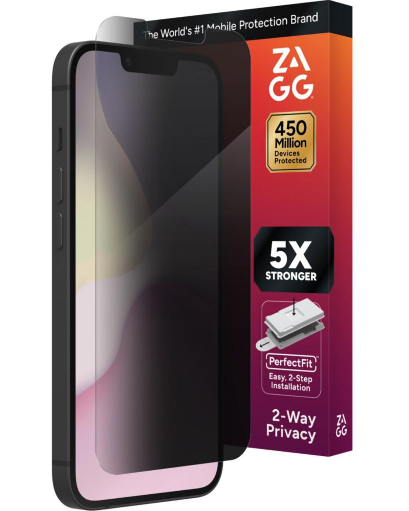 Protector de pantalla ZAGG Privacy para iPhone 17e/16e/14/13