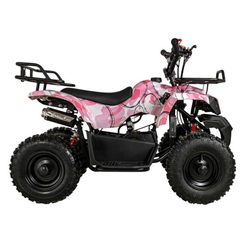 Cuatrimoto Montable Motor Gasolina 49cc Niños 45km/h Rosa Little Monkey