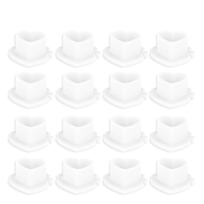 Vasos de Tinta para Tatuaje IFERO 200 uds Forma Corazón 30 mm