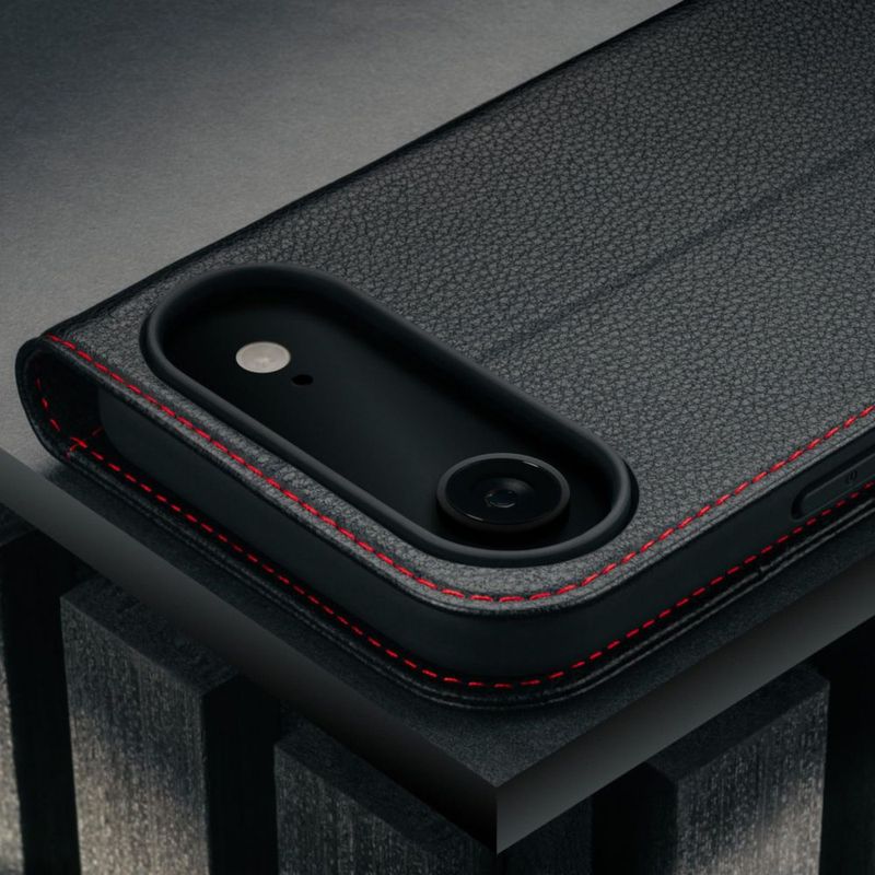 Funda TORRO para iPhone 17 Air de cuero negro