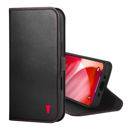 Funda TORRO para iPhone 17 Air de cuero negro