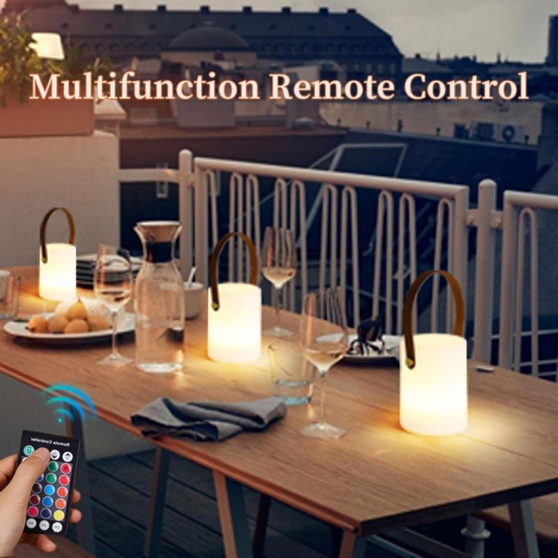 Luz nocturna recargable Borelor de 16 colores cambiantes