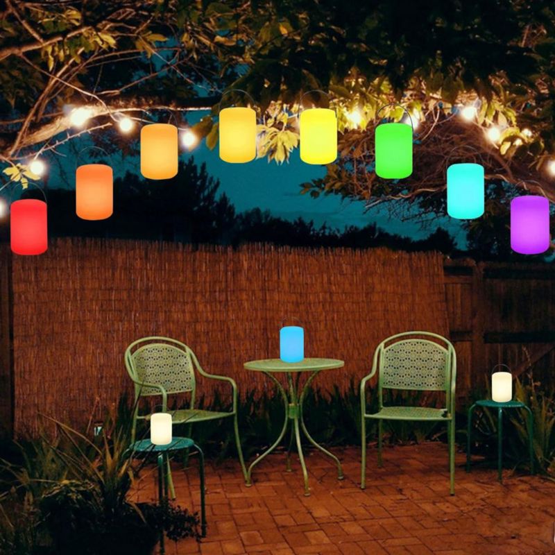 Luz nocturna recargable Borelor de 16 colores cambiantes