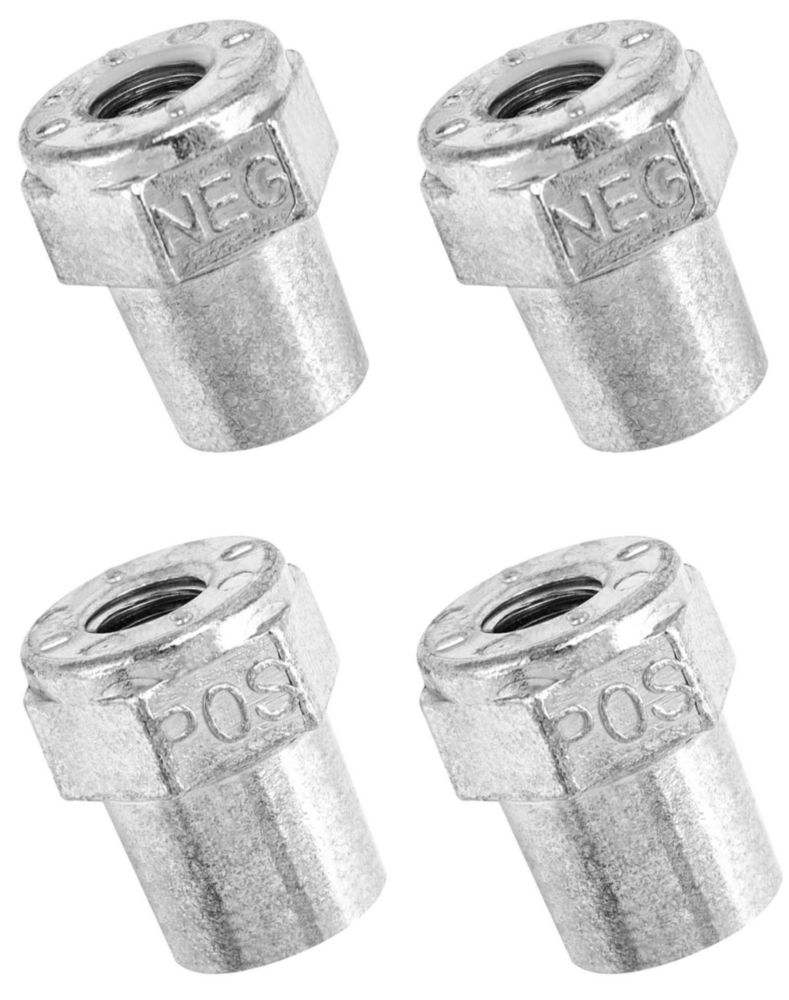 Terminal de Batería QWORK 3/8" con Pasador Hembra - Juego de 2 pares
