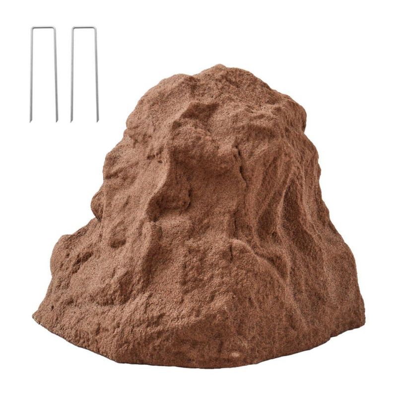 Cubierta de Roca Falsa VEVOR 41x35x28 cm Marrón Resistente a la Intemperie