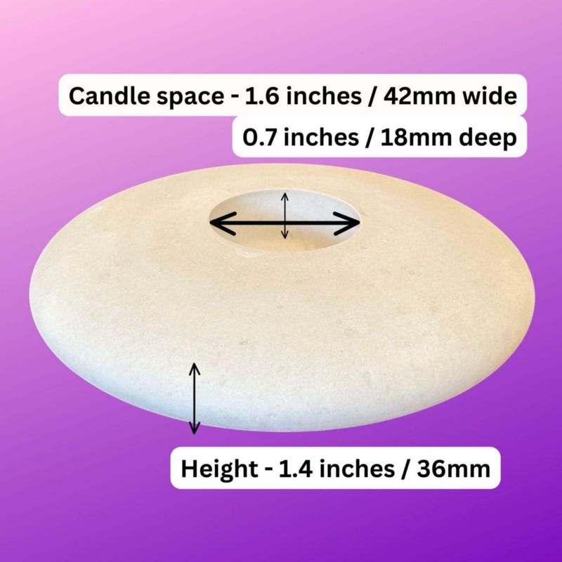 Molde de silicona Happy Dotting Company 14 cm para velas tealight