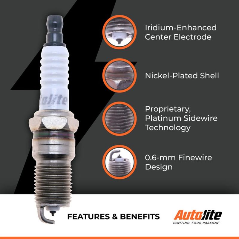 Bujías Autolite Iridium XP XP6203 Automotive (paquete de 4)