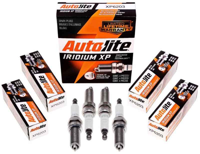 Bujías Autolite Iridium XP XP6203 Automotive (paquete de 4)