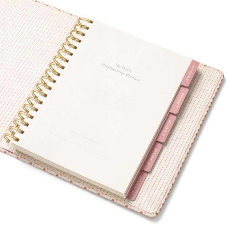 Agenda Papier con cubierta de tela Ikat a rayas