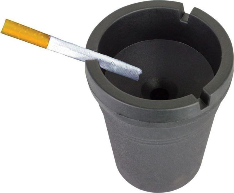 Cenicero FITALA 105 × 8 × 6 cm Negro (2 unidades)