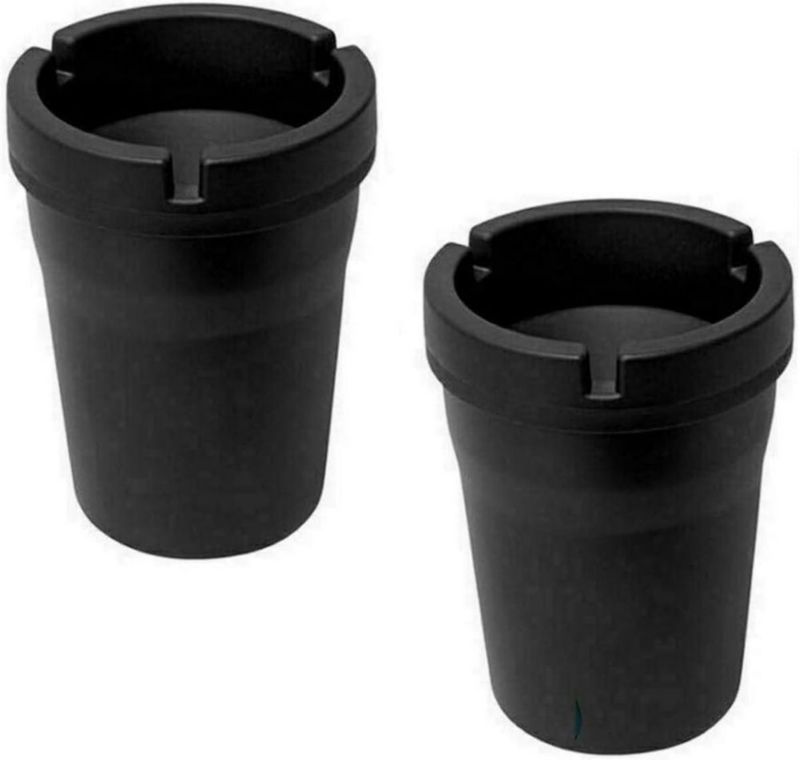 Cenicero FITALA 105 × 8 × 6 cm Negro (2 unidades)
