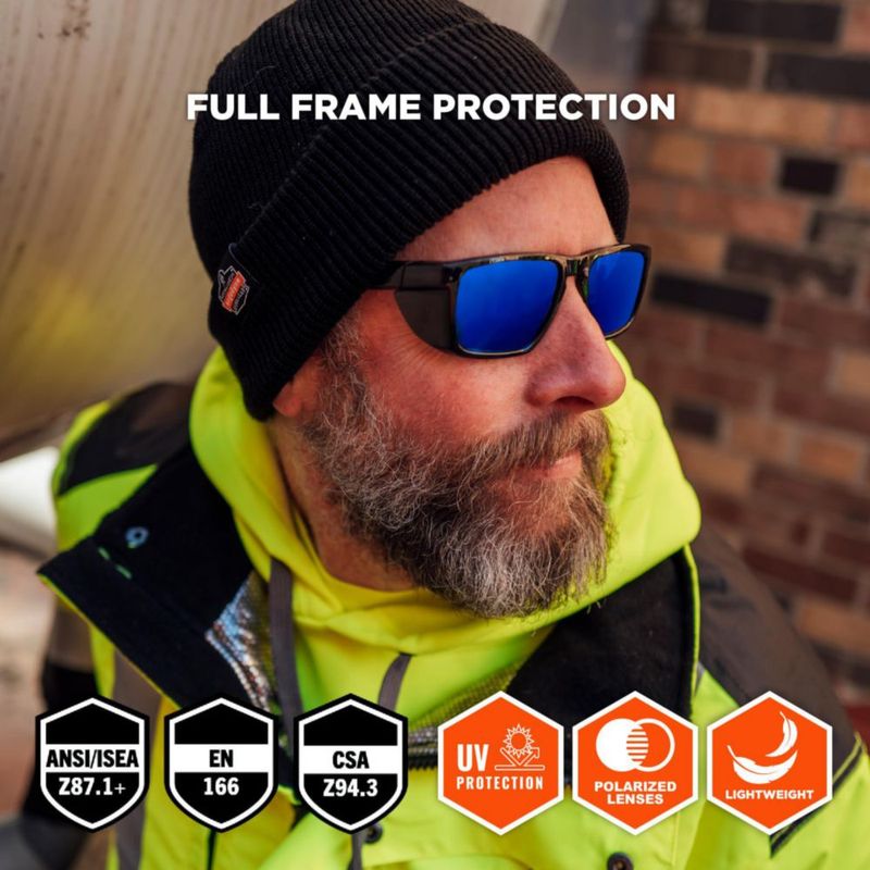 Gafas de Seguridad Ergodyne SIXTEN Polarizadas y Espejadas