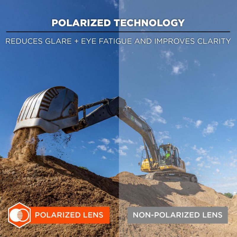 Gafas de Seguridad Ergodyne SIXTEN Polarizadas y Espejadas