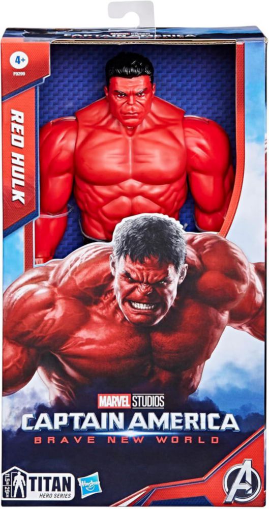 Figura de Acción Marvel 30 cm Red Hulk – Serie Titan Hero