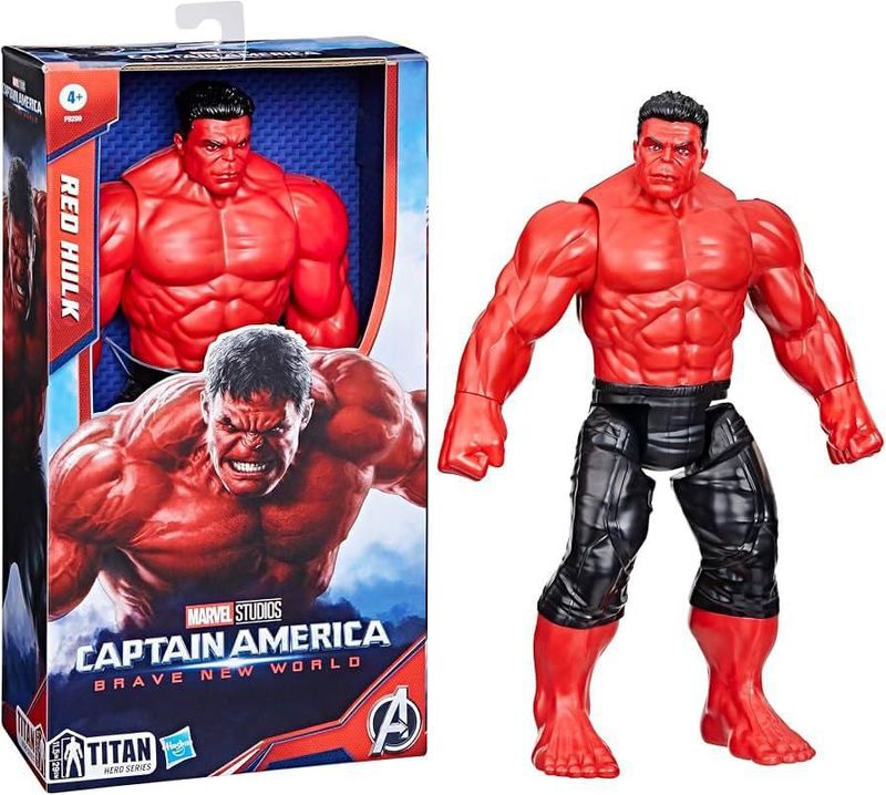 Figura de Acción Marvel 30 cm Red Hulk – Serie Titan Hero