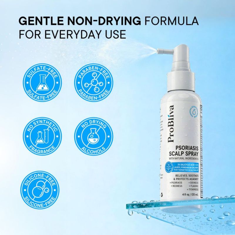 Spray capilar ProBliva 2 unidades 120 ml alivio de psoriasis