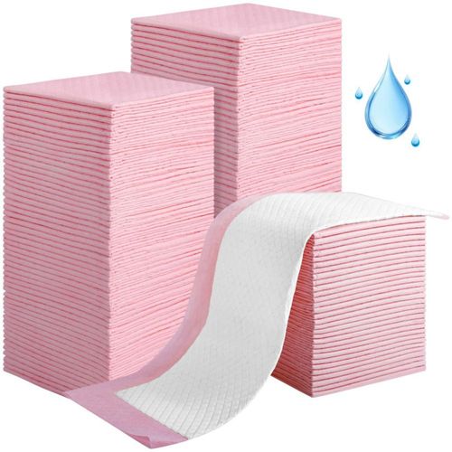Almohadillas cambiadoras Cabaubl 100 unidades (33 × 46 cm) rosa