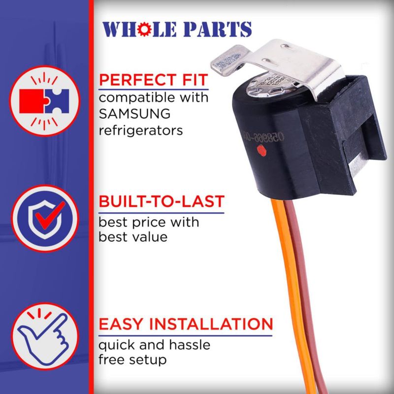 Termostato Whole Parts 058966-000 para Descongelación